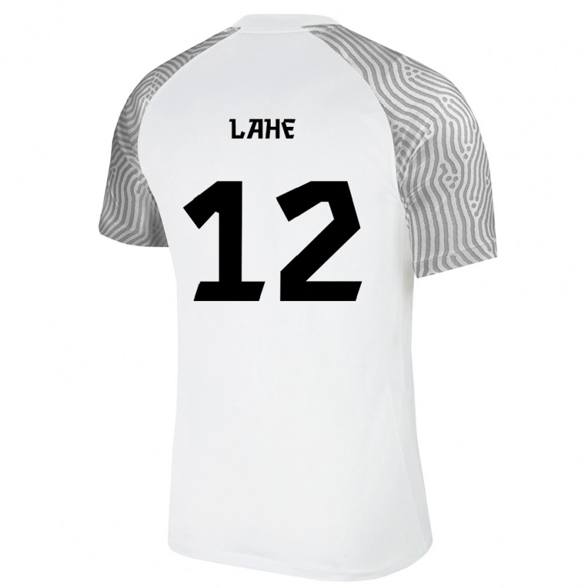 Danxen Dámské Estonsko Christopher Lahe #12 Bílá Šedá Daleko Hráčské Dresy 26-28 Dres