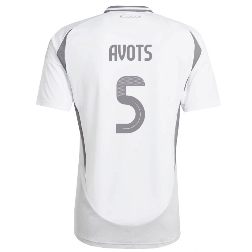 Danxen Dámské Lotyšsko Alberts Avots #5 Bílá Tmavě Šedá Daleko Hráčské Dresy 26-28 Dres