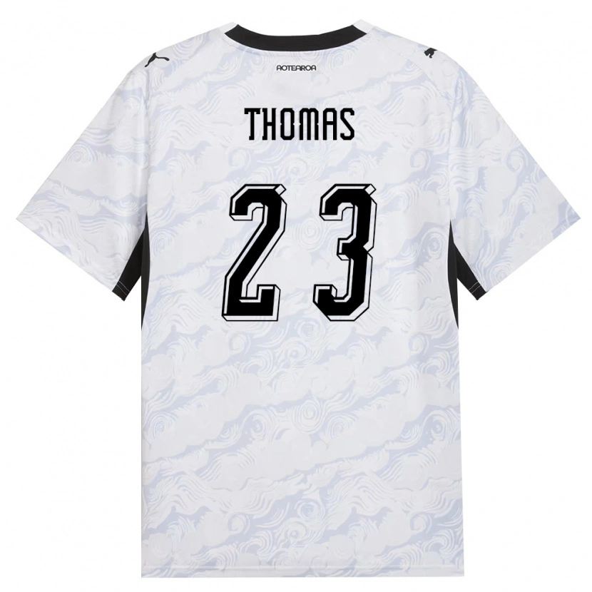Danxen Dámské Nový Zéland Ryan Thomas #23 Černá Bílá Daleko Hráčské Dresy 26-28 Dres