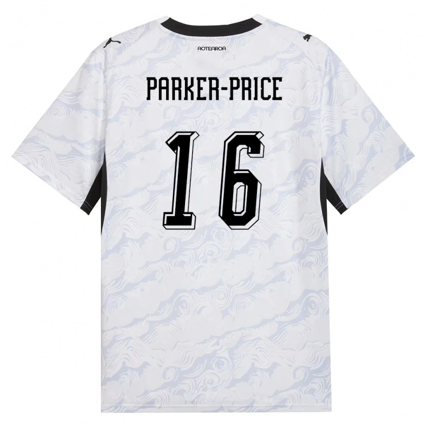Danxen Dámské Nový Zéland Owen Parker-Price #16 Černá Bílá Daleko Hráčské Dresy 26-28 Dres