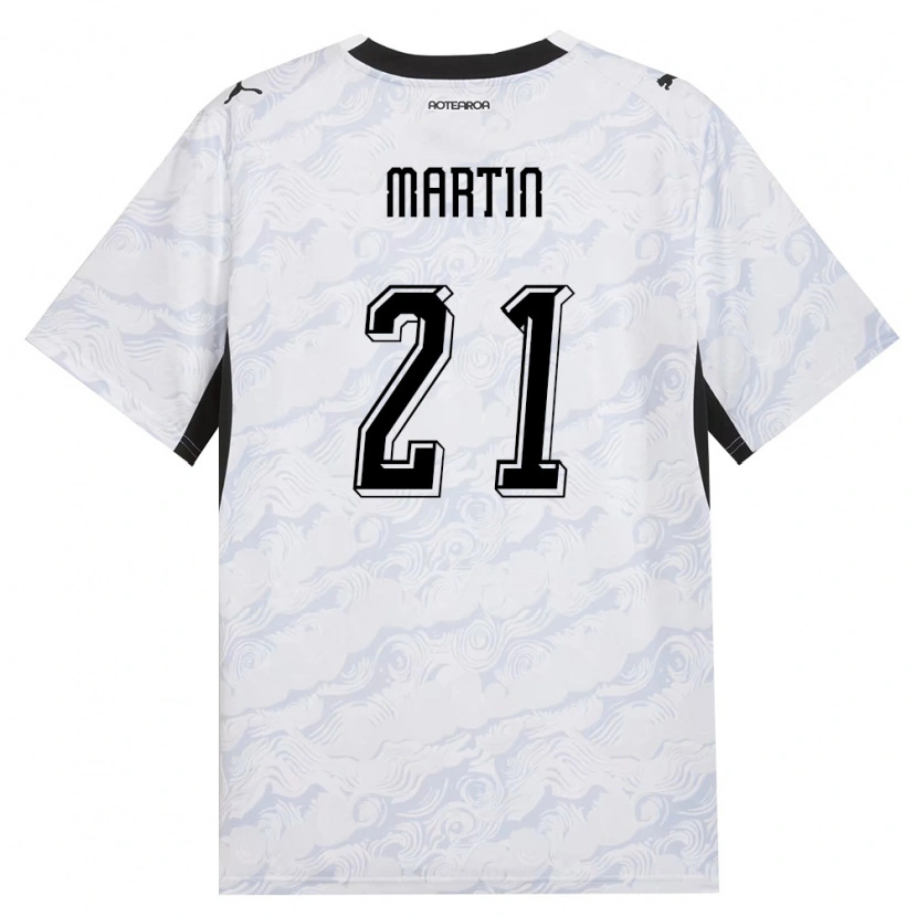 Danxen Dámské Nový Zéland Will Martin #21 Černá Bílá Daleko Hráčské Dresy 26-28 Dres