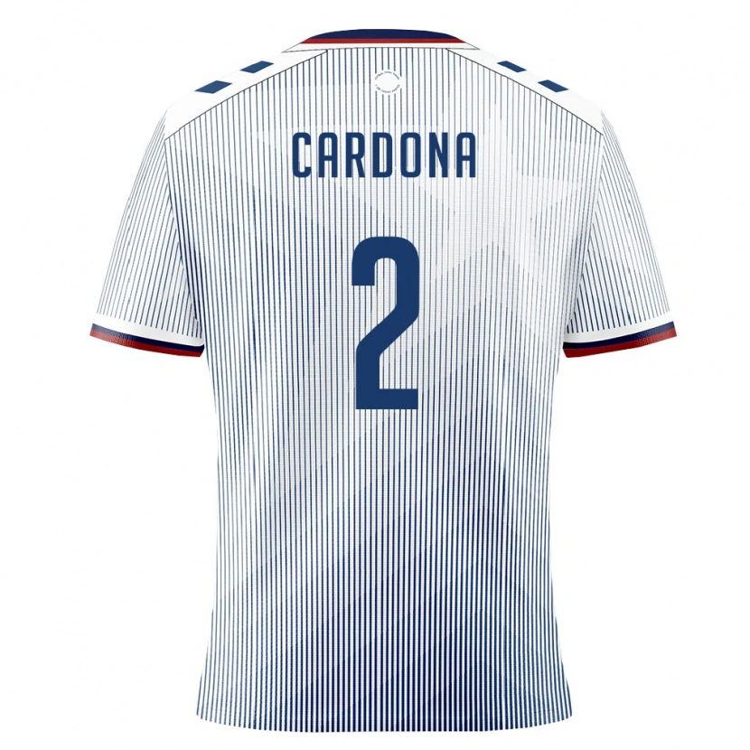 Danxen Dámské Portoriko Nicolás Cardona #2 Královská Modrá Bílá Daleko Hráčské Dresy 26-28 Dres