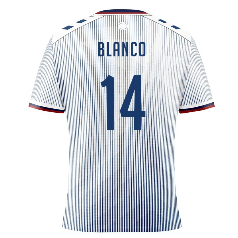 Danxen Dámské Portoriko Justin Blanco #14 Královská Modrá Bílá Daleko Hráčské Dresy 26-28 Dres