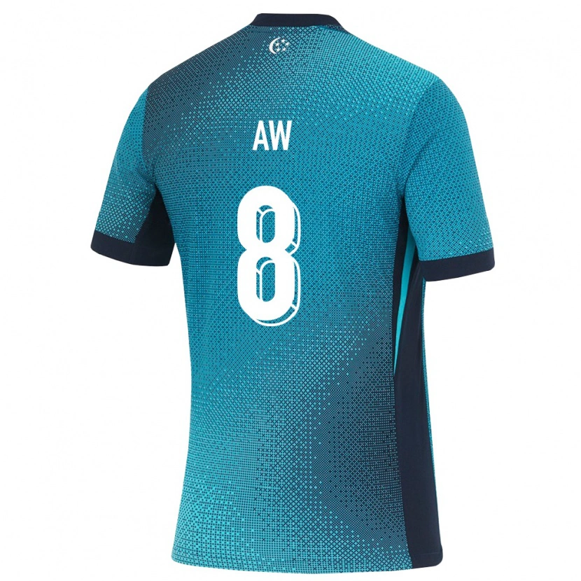 Danxen Dámské Singapur Andrew Aw #8 Tmavě Tyrkysová Černá Daleko Hráčské Dresy 26-28 Dres