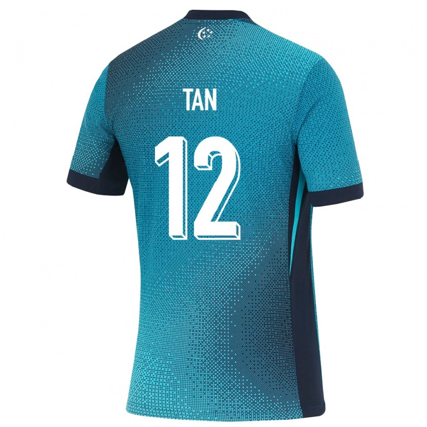 Danxen Dámské Singapur Kieran Tan #12 Tmavě Tyrkysová Černá Daleko Hráčské Dresy 26-28 Dres