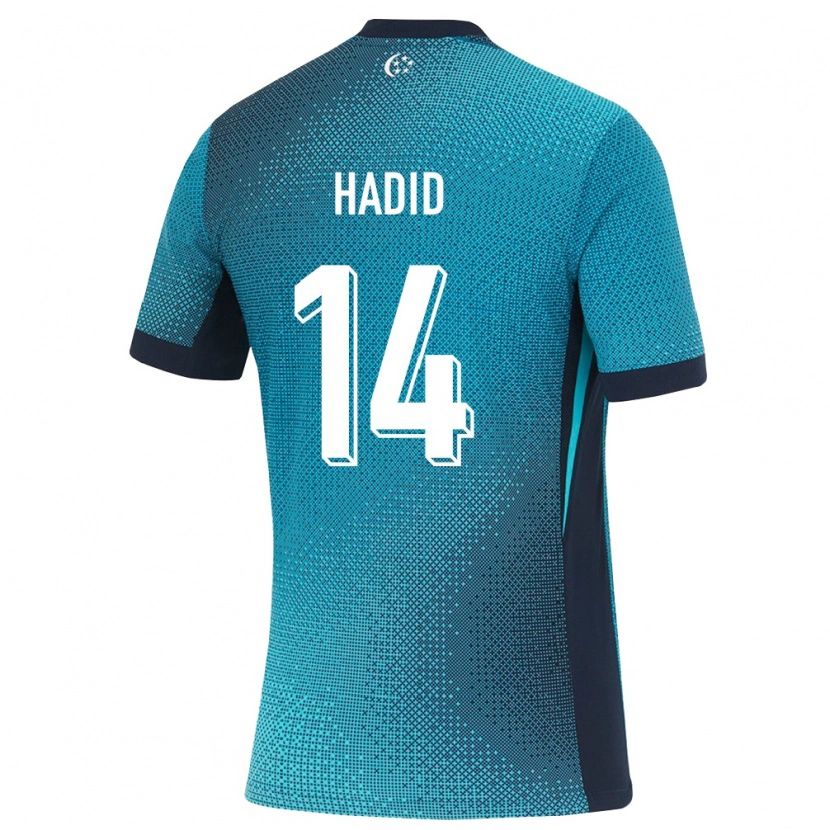 Danxen Dámské Singapur Raoul Hadid #14 Tmavě Tyrkysová Černá Daleko Hráčské Dresy 26-28 Dres