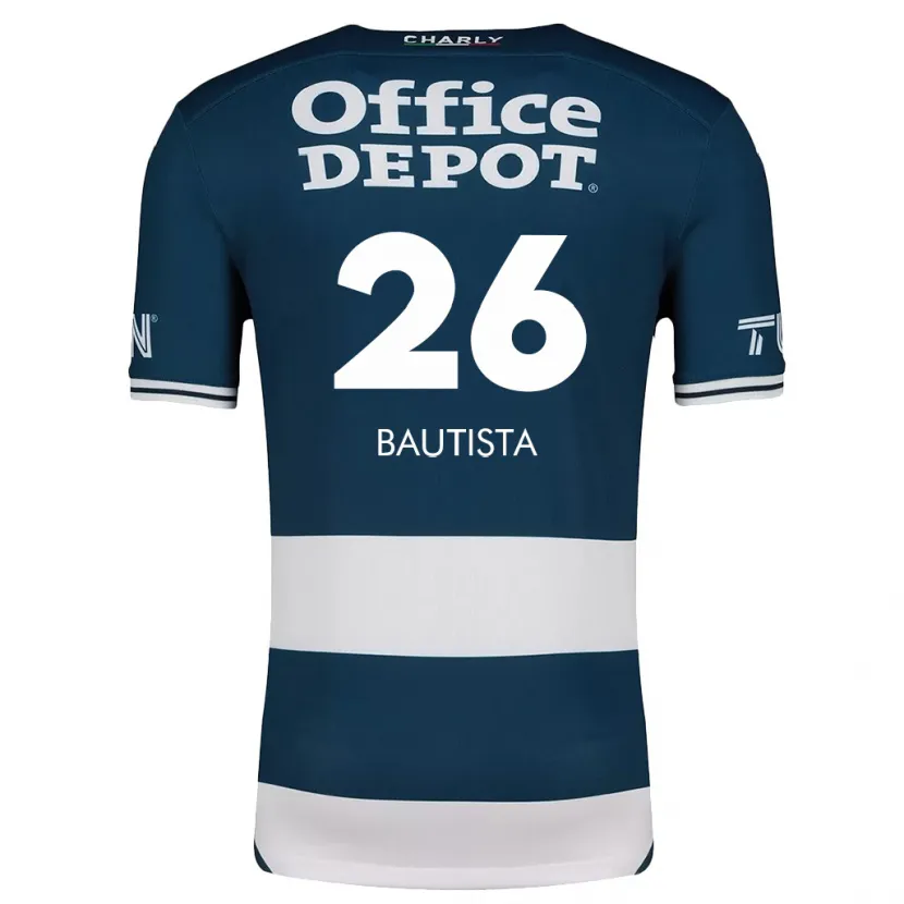 Danxen Dětské Alán Bautista #26 Modrá Bílá Domů Hráčské Dresy 2024/25 Dres