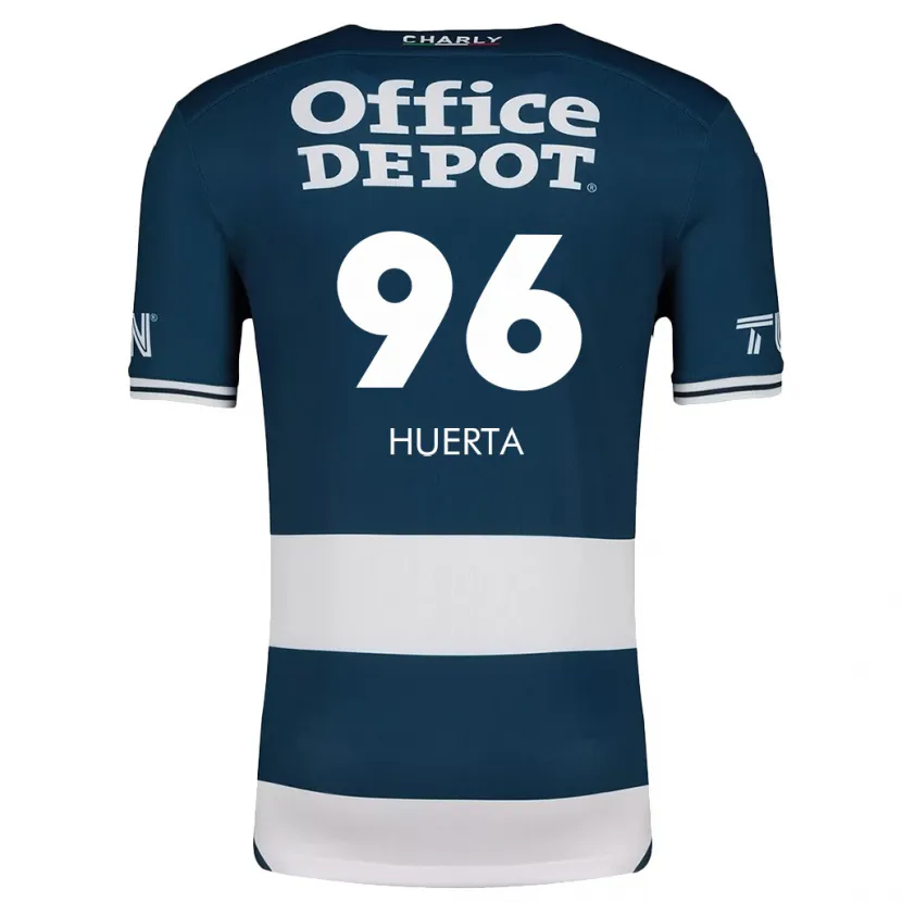 Danxen Dětské Edwin Huerta #96 Modrá Bílá Domů Hráčské Dresy 2024/25 Dres