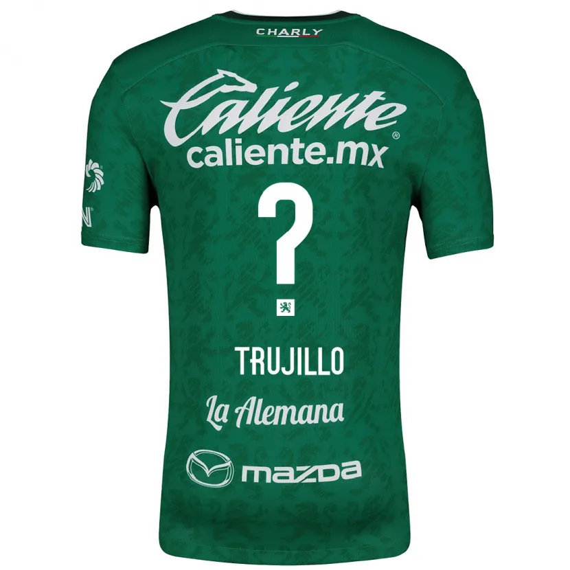 Danxen Dětské Diego Trujillo #0 Zelená Bílá Domů Hráčské Dresy 2024/25 Dres
