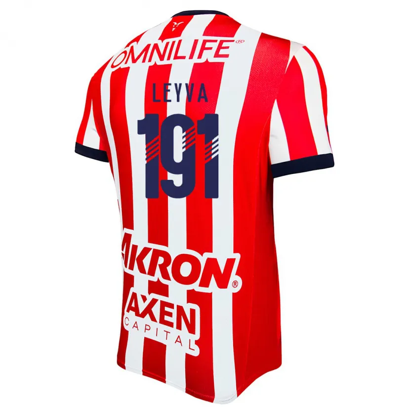 Danxen Dětské Axel Leyva #191 Červená Bílá Modrá Domů Hráčské Dresy 2024/25 Dres