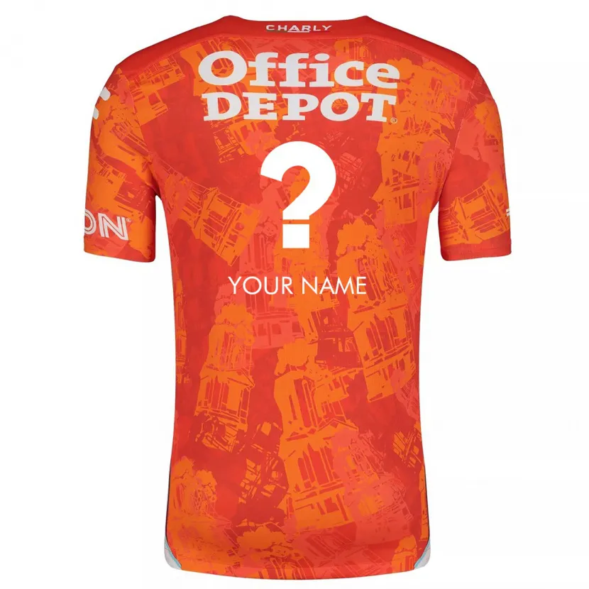 Danxen Dětské Tvé Jméno #0 Oranžová Bílá Daleko Hráčské Dresy 2024/25 Dres