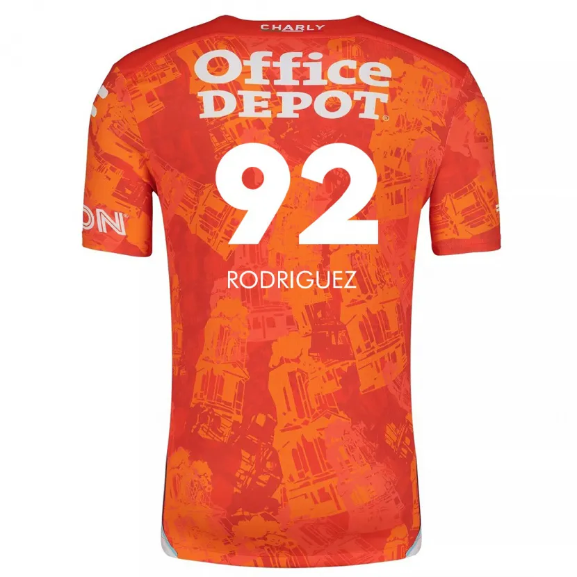Danxen Dětské Sergio Rodríguez #92 Oranžová Bílá Daleko Hráčské Dresy 2024/25 Dres