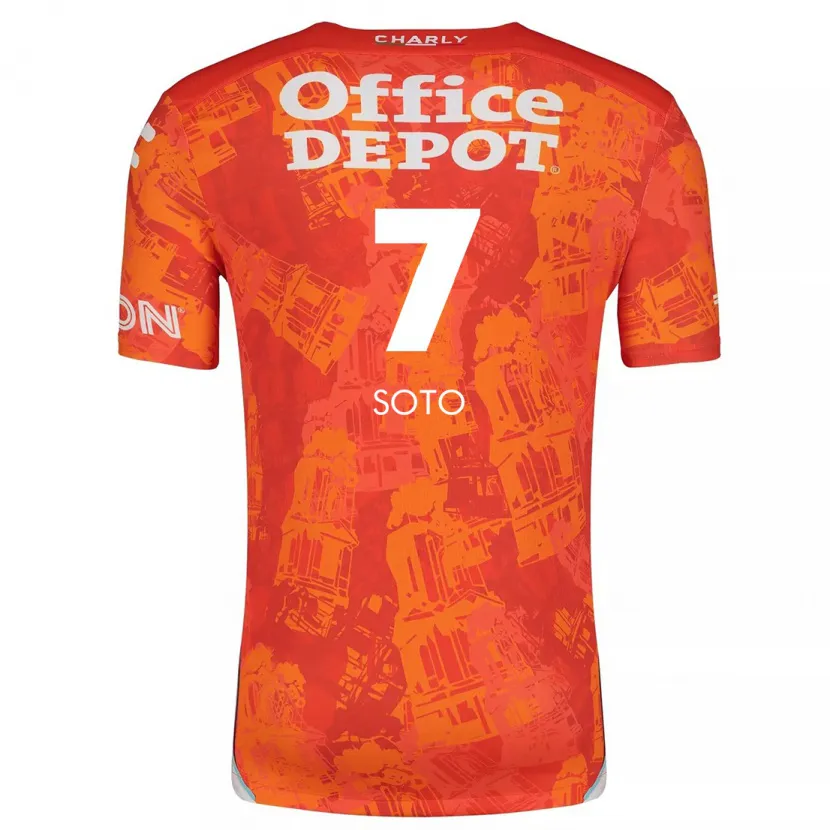 Danxen Dětské Alice Soto #7 Oranžová Bílá Daleko Hráčské Dresy 2024/25 Dres