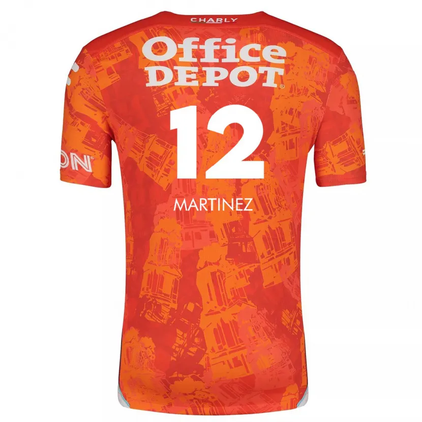 Danxen Dětské Sofía Martínez #12 Oranžová Bílá Daleko Hráčské Dresy 2024/25 Dres