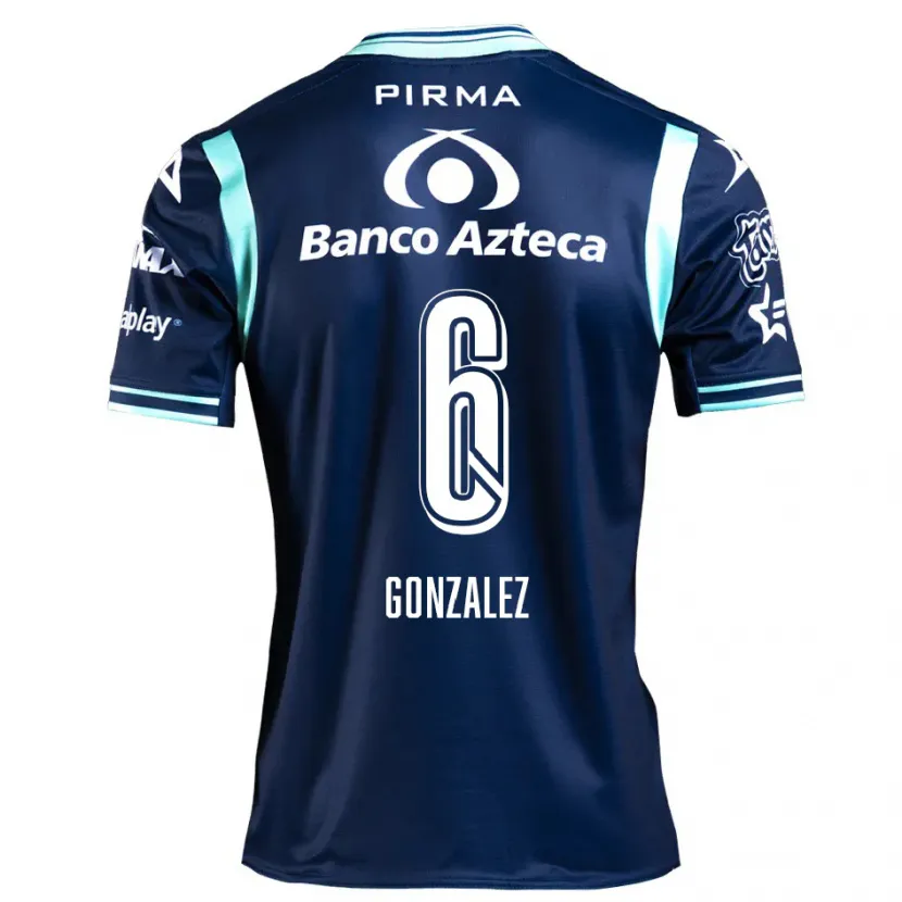 Danxen Dětské Pablo González #6 Námořnická Modrá Daleko Hráčské Dresy 2024/25 Dres