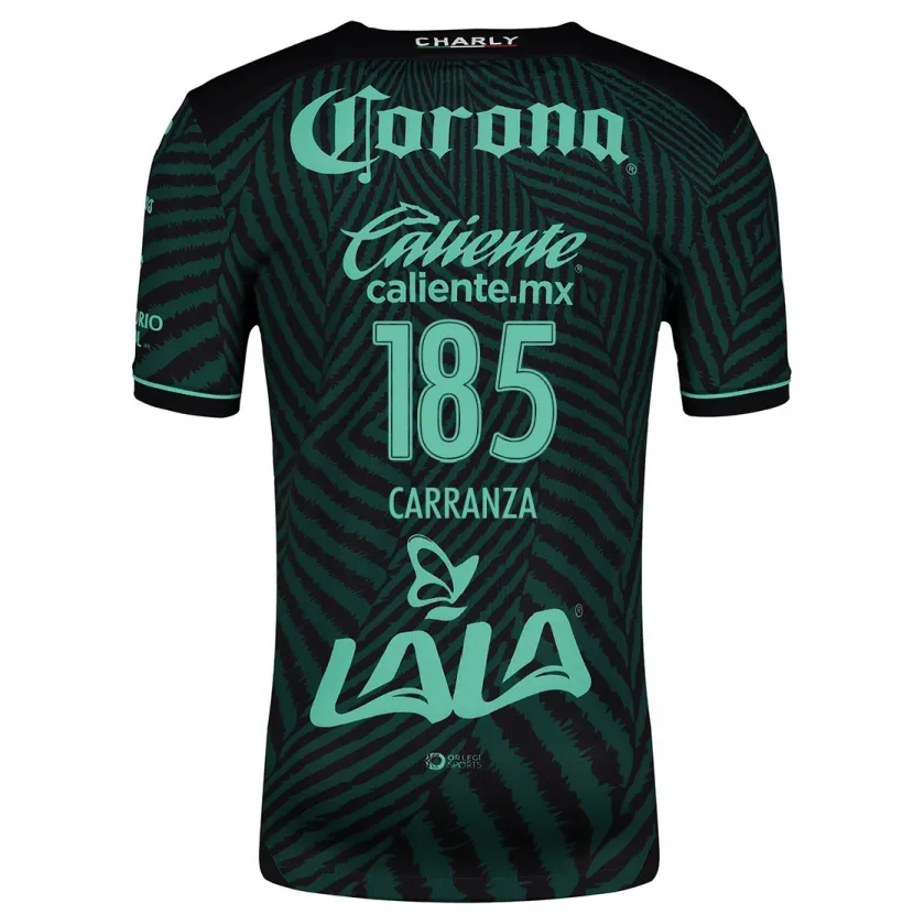 Danxen Dětské Héctor Carranza #185 Černá Zelená Daleko Hráčské Dresy 2024/25 Dres
