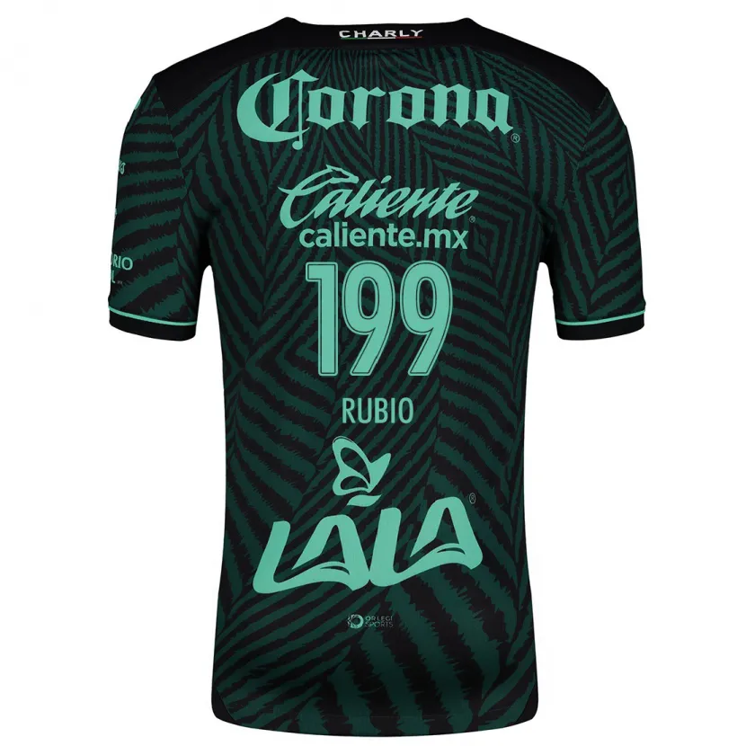 Danxen Dětské Ronaldo Rubio #199 Černá Zelená Daleko Hráčské Dresy 2024/25 Dres
