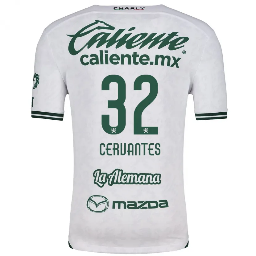 Danxen Dětské Luis Cervantes #32 Bílá Zelená Daleko Hráčské Dresy 2024/25 Dres