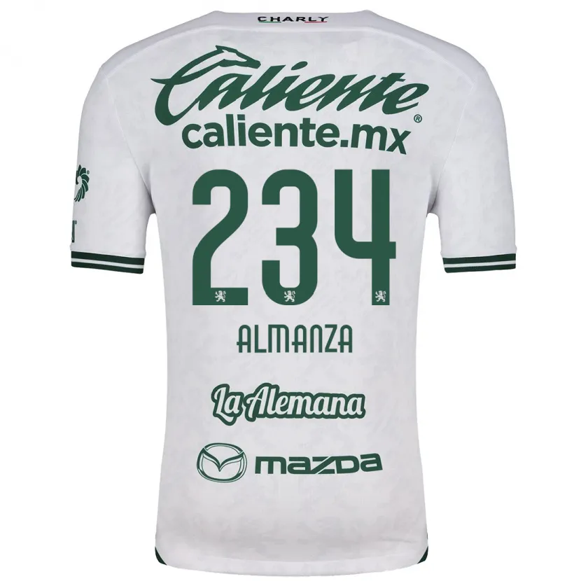 Danxen Dětské Román Almanza #234 Bílá Zelená Daleko Hráčské Dresy 2024/25 Dres
