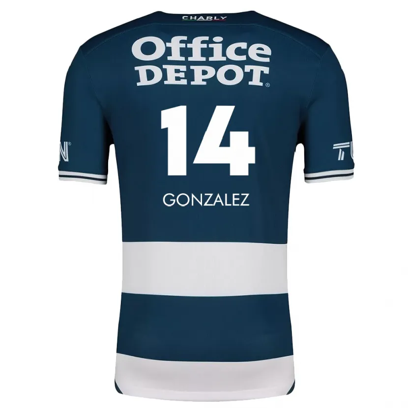 Danxen Pánské Arturo González #14 Modrá Bílá Domů Hráčské Dresy 2024/25 Dres