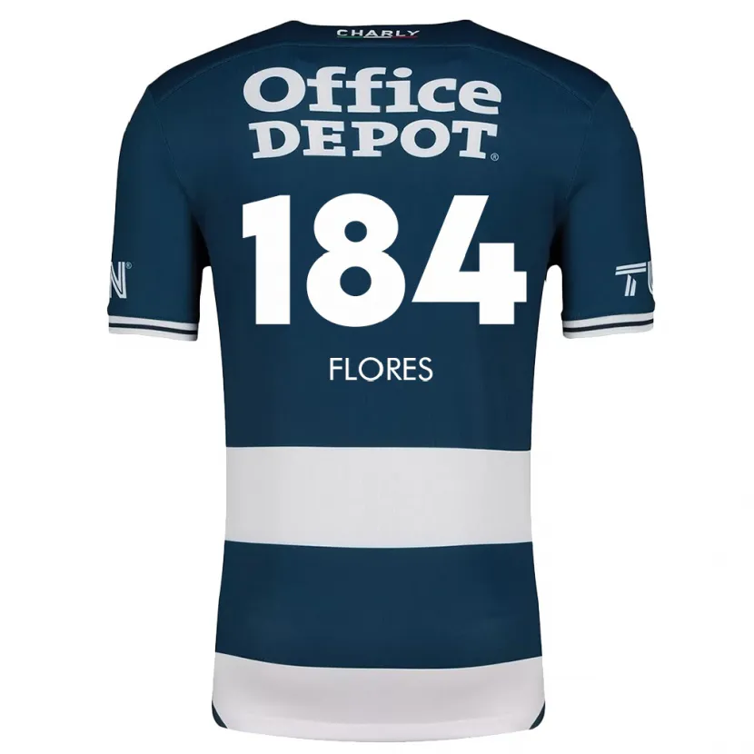 Danxen Pánské Jason Flores #184 Modrá Bílá Domů Hráčské Dresy 2024/25 Dres