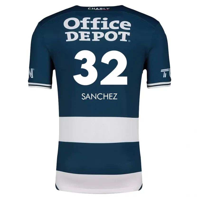 Danxen Pánské Luis Sánchez #32 Modrá Bílá Domů Hráčské Dresy 2024/25 Dres