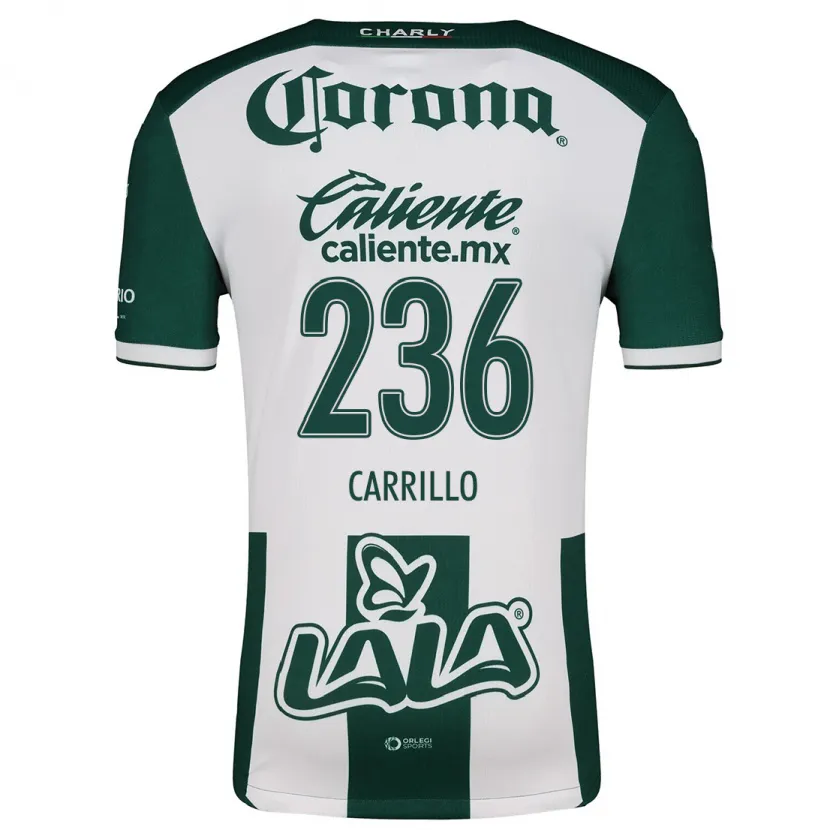 Danxen Pánské Fernando Carrillo #236 Zelená Bílá Domů Hráčské Dresy 2024/25 Dres