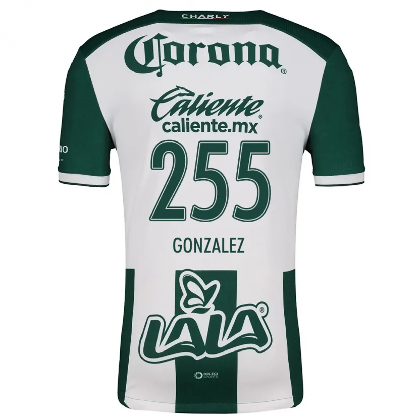 Danxen Pánské Valente González #255 Zelená Bílá Domů Hráčské Dresy 2024/25 Dres