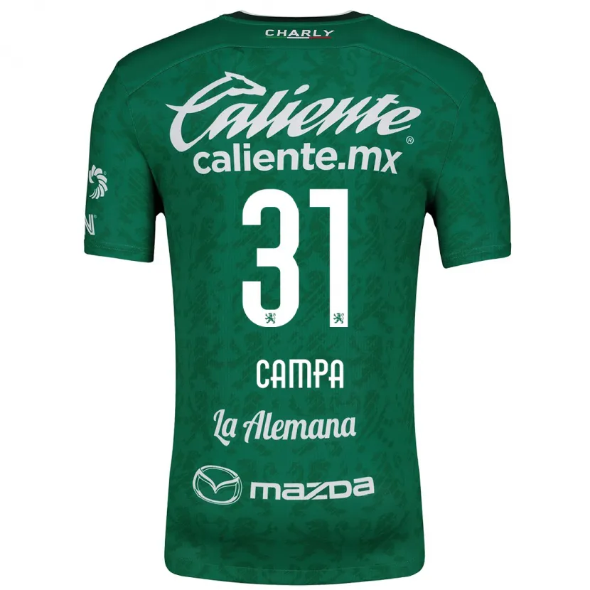 Danxen Pánské Marlyn Campa #31 Zelená Bílá Domů Hráčské Dresy 2024/25 Dres
