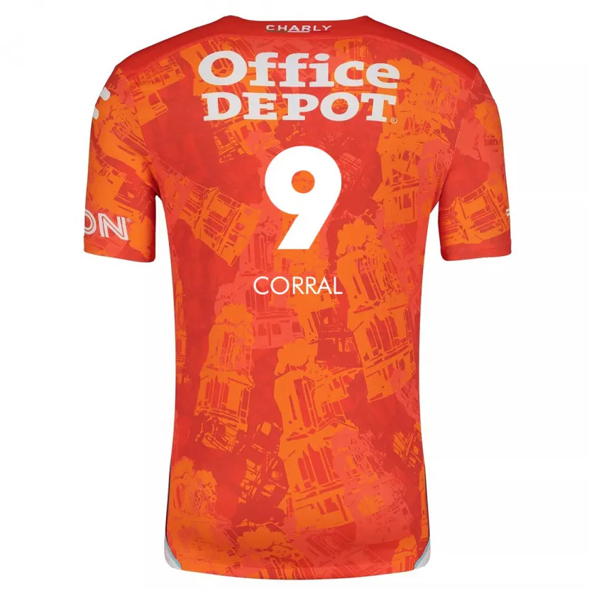 Danxen Pánské Charlyn Corral #9 Oranžová Bílá Daleko Hráčské Dresy 2024/25 Dres