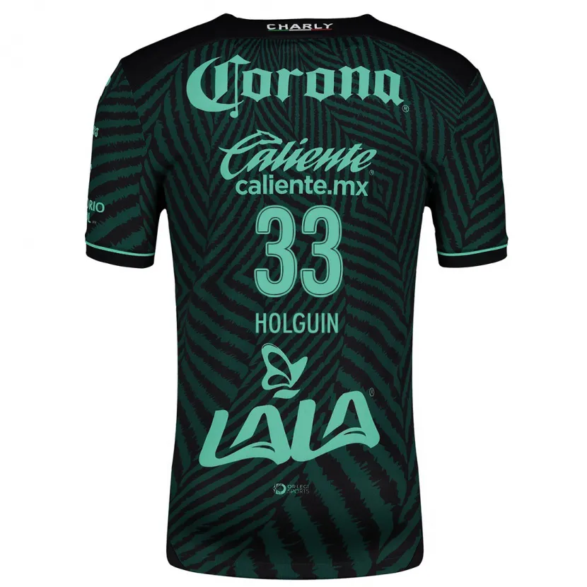 Danxen Pánské Héctor Holguín #33 Černá Zelená Daleko Hráčské Dresy 2024/25 Dres