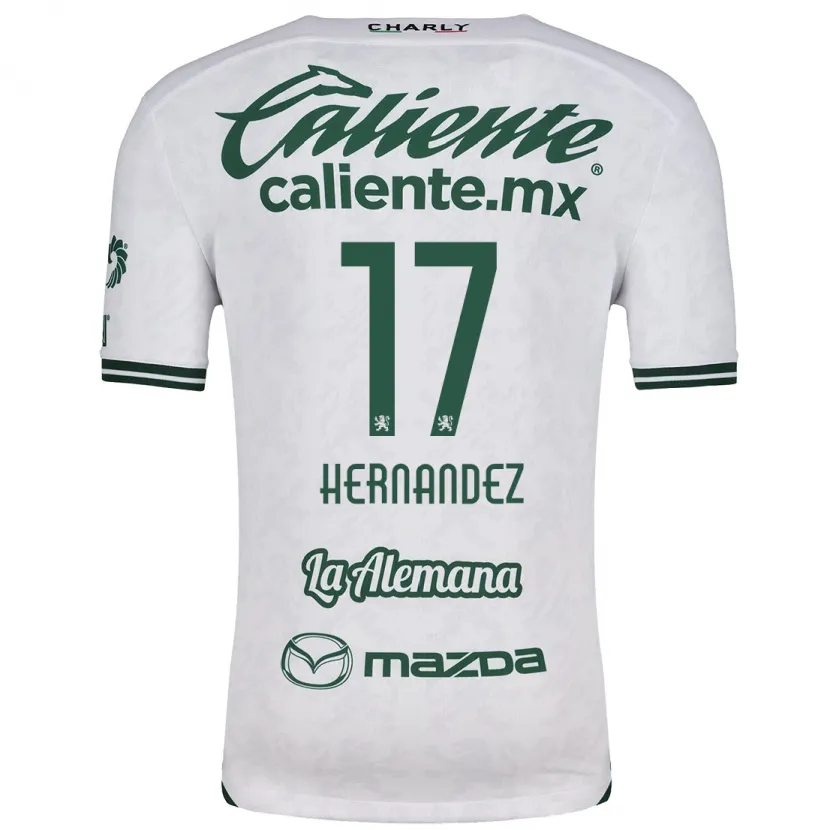 Danxen Pánské Daniel Hernández #17 Bílá Zelená Daleko Hráčské Dresy 2024/25 Dres