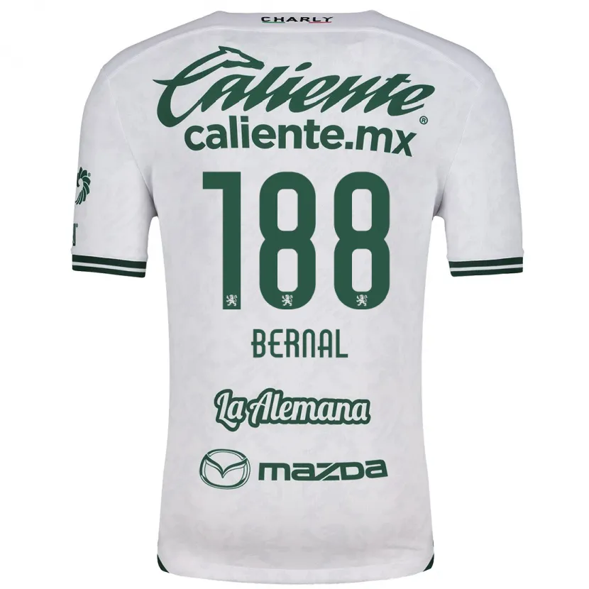 Danxen Pánské Juan Bernal #188 Bílá Zelená Daleko Hráčské Dresy 2024/25 Dres
