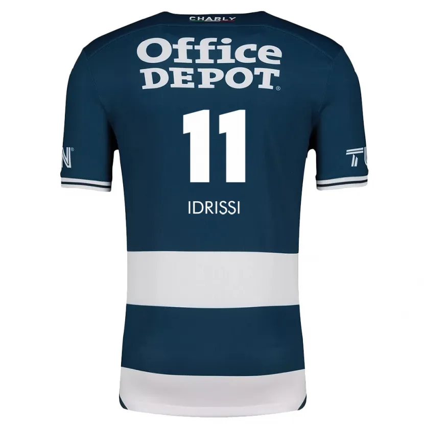 Danxen Dámské Oussama Idrissi #11 Modrá Bílá Domů Hráčské Dresy 2024/25 Dres