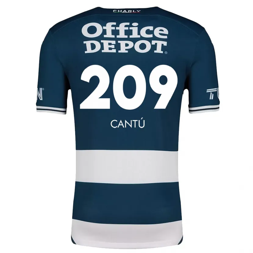 Danxen Dámské Juan Cantú #209 Modrá Bílá Domů Hráčské Dresy 2024/25 Dres