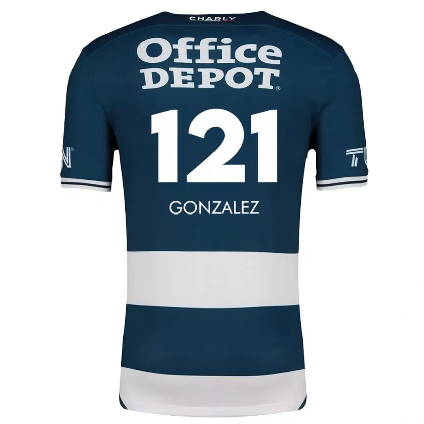 Danxen Dámské Cristian González #121 Modrá Bílá Domů Hráčské Dresy 2024/25 Dres