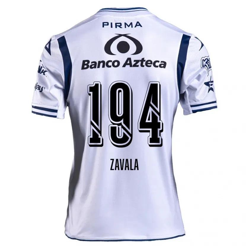 Danxen Dámské Arath Zavala #194 Bílá Námořnická Modrá Domů Hráčské Dresy 2024/25 Dres