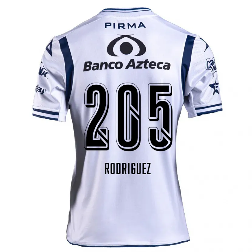 Danxen Dámské Alberto Rodríguez #205 Bílá Námořnická Modrá Domů Hráčské Dresy 2024/25 Dres
