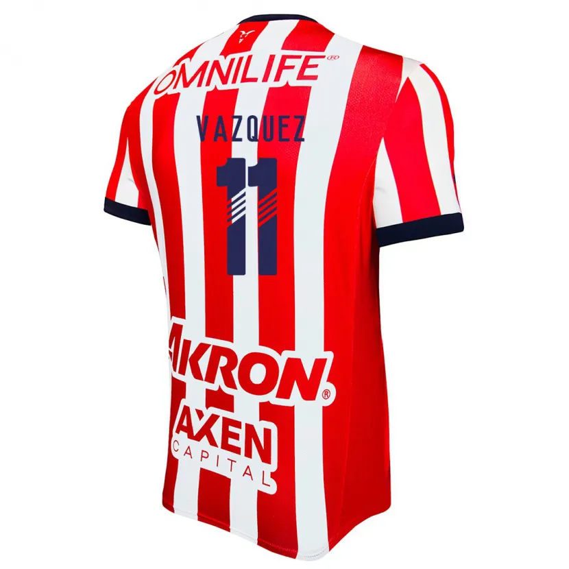 Danxen Dámské Anette Vázquez #11 Červená Bílá Modrá Domů Hráčské Dresy 2024/25 Dres