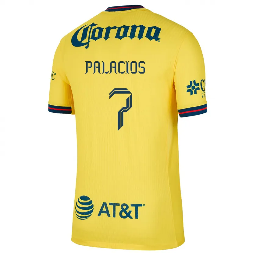 Danxen Dámské Kiana Palacios #7 Žlutá Modrá Domů Hráčské Dresy 2024/25 Dres