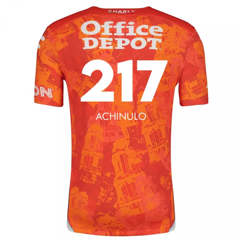 Danxen Dámské Princewill Achinulo #217 Oranžová Bílá Daleko Hráčské Dresy 2024/25 Dres