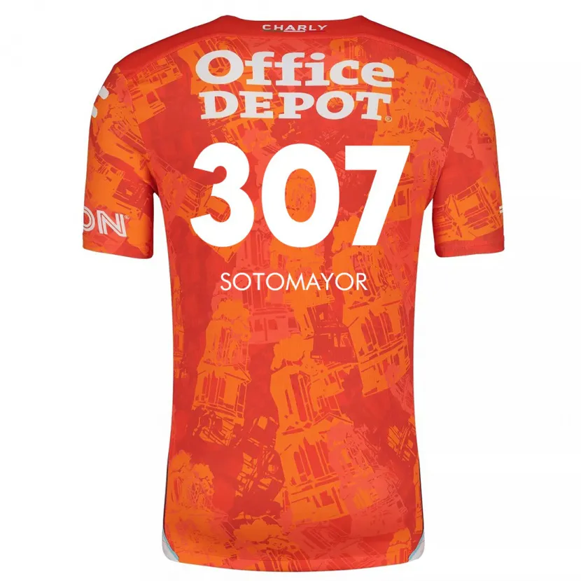 Danxen Dámské Jacob Sotomayor #307 Oranžová Bílá Daleko Hráčské Dresy 2024/25 Dres