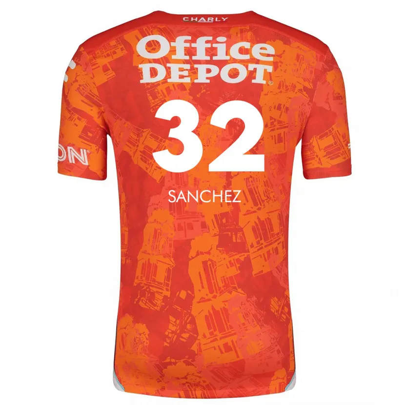 Danxen Dámské Luis Sánchez #32 Oranžová Bílá Daleko Hráčské Dresy 2024/25 Dres