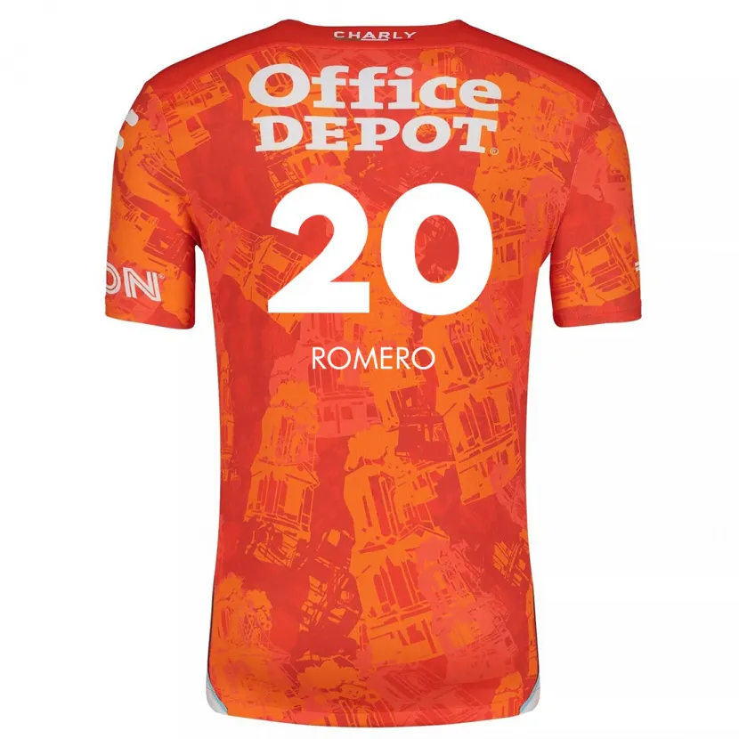 Danxen Dámské Tamara Romero #20 Oranžová Bílá Daleko Hráčské Dresy 2024/25 Dres