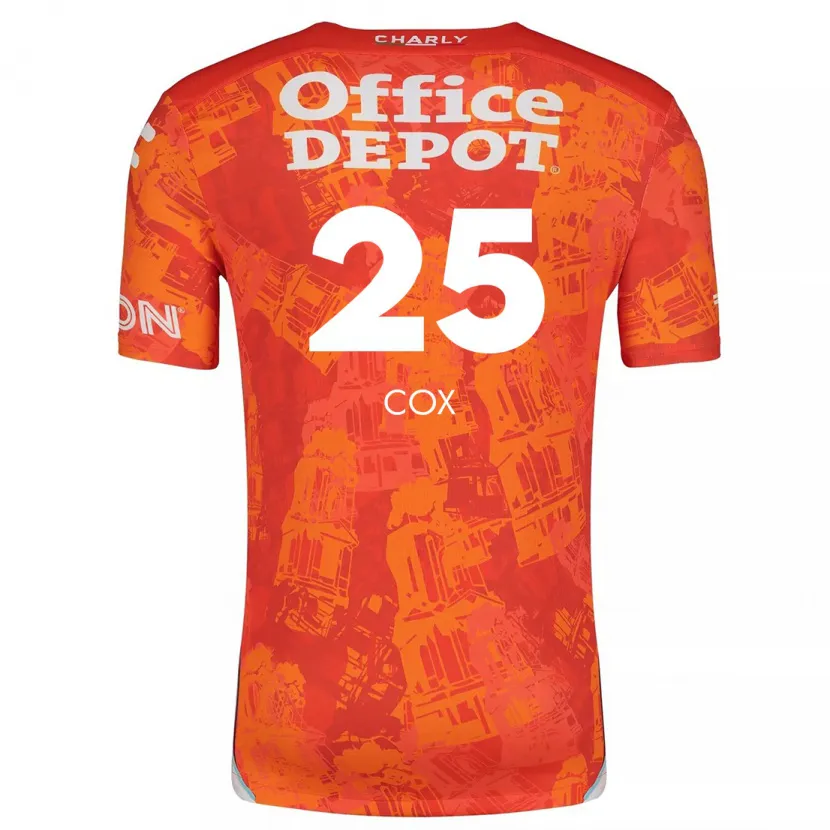 Danxen Dámské Marta Cox #25 Oranžová Bílá Daleko Hráčské Dresy 2024/25 Dres