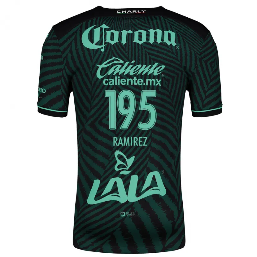 Danxen Dámské Jesús Ramírez #195 Černá Zelená Daleko Hráčské Dresy 2024/25 Dres