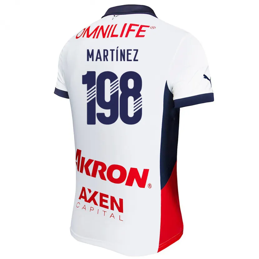 Danxen Dámské Andrew Martínez #198 Bílá Červená Modrá Daleko Hráčské Dresy 2024/25 Dres