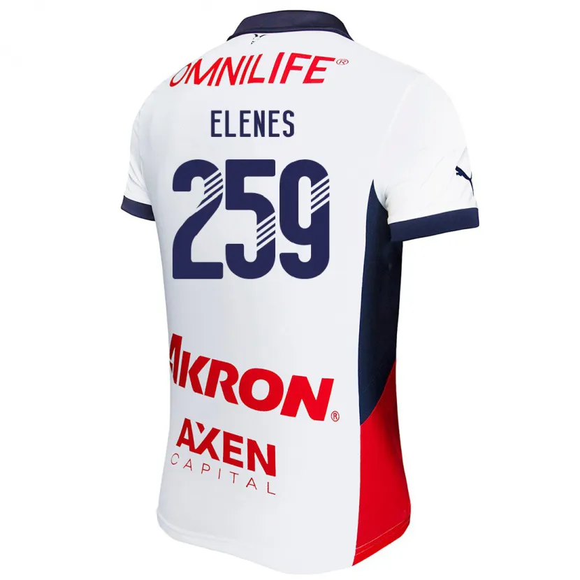 Danxen Dámské José Elenes #259 Bílá Červená Modrá Daleko Hráčské Dresy 2024/25 Dres
