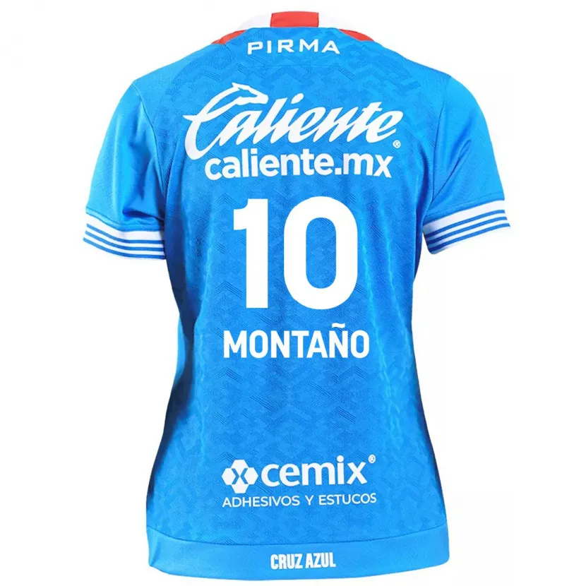 Danxen Dětské Andrés Montaño #10 Modrá Obloha Domů Hráčské Dresy 2024/25 Dres