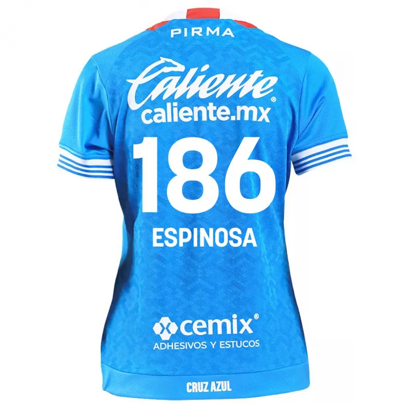 Danxen Dětské Brandón Espinosa #186 Modrá Obloha Domů Hráčské Dresy 2024/25 Dres